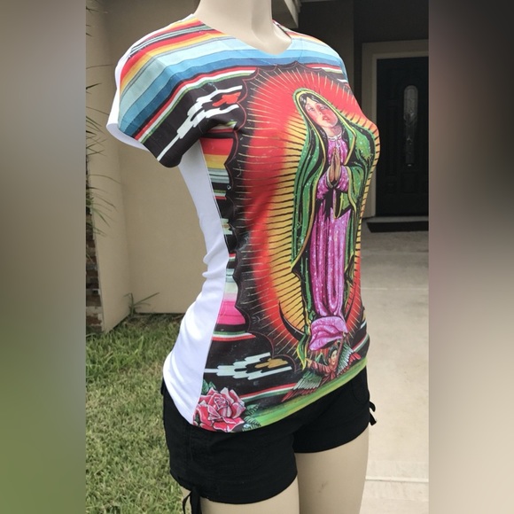 Lady Of Guadalupe Printed T-Shirt - Picture 3 of 3